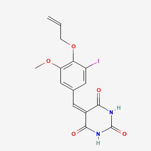 5-[4-(allyloxy)-3-iodo-5-methoxybenzylidene]-2,4,6(1H,3H,5H)-pyrimidinetrione