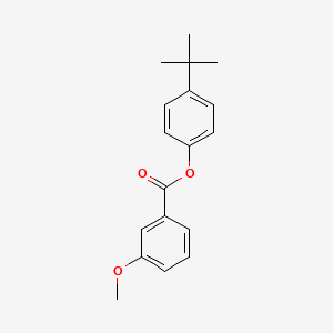 molecular formula C18H20O3 B4811480 4-(Tert-butyl)phenyl 3-methoxybenzoate 