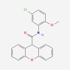 N-(5-chloro-2-methoxyphenyl)-9H-xanthene-9-carboxamide