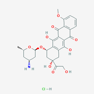 molecular formula C27H30ClNO10 B048117 依索红霉素盐酸盐 CAS No. 63950-06-1