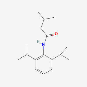 molecular formula C17H27NO B4811727 N-(2,6-diisopropylphenyl)-3-methylbutanamide 