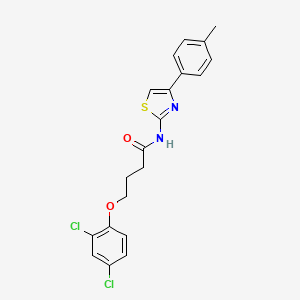 4-(2,4-dichlorophenoxy)-N-[4-(4-methylphenyl)-1,3-thiazol-2-yl]butanamide