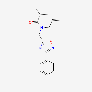 N-allyl-2-methyl-N-{[3-(4-methylphenyl)-1,2,4-oxadiazol-5-yl]methyl}propanamide