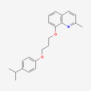 2-Methyl-8-[3-(4-propan-2-ylphenoxy)propoxy]quinoline