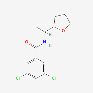 3,5-dichloro-N-[1-(tetrahydro-2-furanyl)ethyl]benzamide