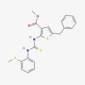 methyl 5-benzyl-2-[({[2-(methylthio)phenyl]amino}carbonothioyl)amino]-3-thiophenecarboxylate