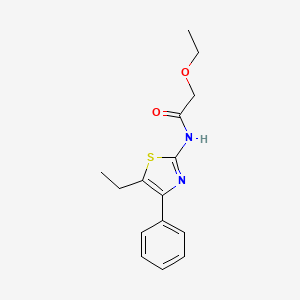 2-ethoxy-N-(5-ethyl-4-phenyl-1,3-thiazol-2-yl)acetamide