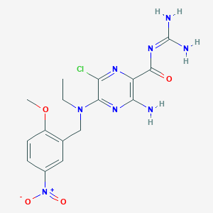 B048124 5-(N-Ethyl-(2'-methoxy-5'-nitrobenzyl))amiloride CAS No. 123844-08-6