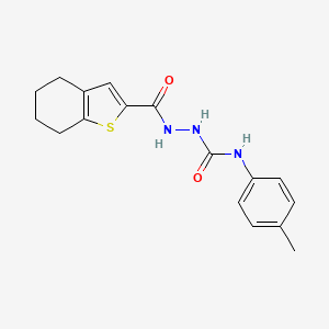 N-(4-methylphenyl)-2-(4,5,6,7-tetrahydro-1-benzothien-2-ylcarbonyl)hydrazinecarboxamide