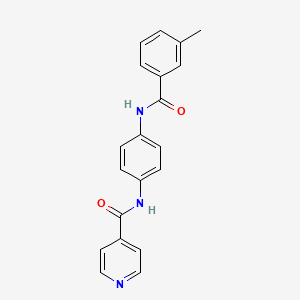 N-(4-(3-Methylbenzamido)phenyl)isonicotinamide