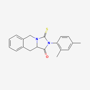 2-(2,4-dimethylphenyl)-3-thioxo-2,3,10,10a-tetrahydroimidazo[1,5-b]isoquinolin-1(5H)-one