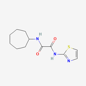 N-cycloheptyl-N'-1,3-thiazol-2-ylethanediamide