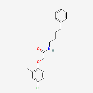 molecular formula C19H22ClNO2 B4812716 2-(4-chloro-2-methylphenoxy)-N-(4-phenylbutyl)acetamide 