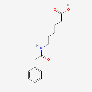 molecular formula C14H19NO3 B4812739 6-[(2-Phenylacetyl)amino]hexanoic acid 