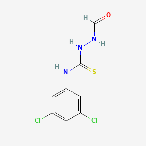 molecular formula C8H7Cl2N3OS B4812765 N-(3,5-dichlorophenyl)-2-formylhydrazinecarbothioamide 