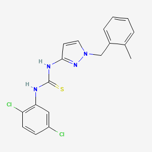 N-(2,5-dichlorophenyl)-N'-[1-(2-methylbenzyl)-1H-pyrazol-3-yl]thiourea