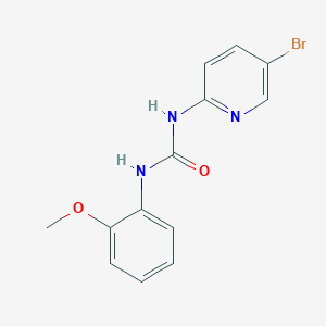 molecular formula C13H12BrN3O2 B4812897 N-(5-BROMO-2-PYRIDYL)-N'-(2-METHOXYPHENYL)UREA 