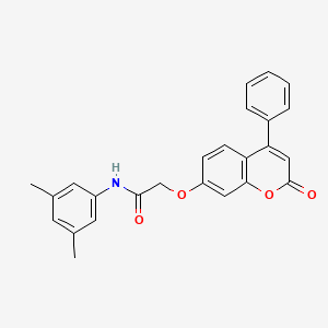 N-(3,5-dimethylphenyl)-2-[(2-oxo-4-phenyl-2H-chromen-7-yl)oxy]acetamide