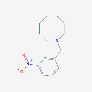 molecular formula C14H20N2O2 B4812959 1-[(3-nitrophenyl)methyl]azocane 