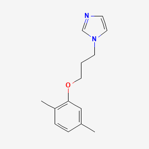 molecular formula C14H18N2O B4813010 1-[3-(2,5-Dimethylphenoxy)propyl]imidazole 