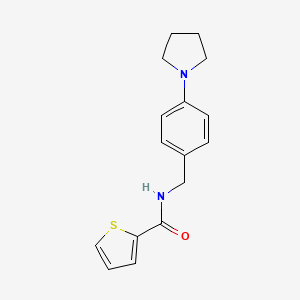 N-[4-(pyrrolidin-1-yl)benzyl]thiophene-2-carboxamide