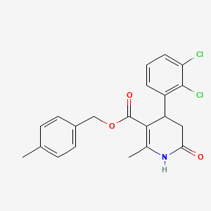 molecular formula C21H19Cl2NO3 B4813128 4-Methylbenzyl 4-(2,3-dichlorophenyl)-2-methyl-6-oxo-1,4,5,6-tetrahydropyridine-3-carboxylate 