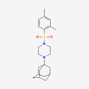 1-(1-adamantyl)-4-[(2,4-dimethylphenyl)sulfonyl]piperazine