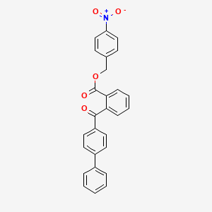 molecular formula C27H19NO5 B4813151 4-Nitrobenzyl 2-(biphenyl-4-ylcarbonyl)benzoate 