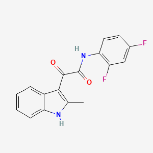 N-(2,4-difluorophenyl)-2-(2-methyl-1H-indol-3-yl)-2-oxoacetamide