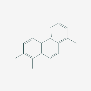 molecular formula C17H16 B048132 1,2,8-三甲基菲 CAS No. 20291-75-2