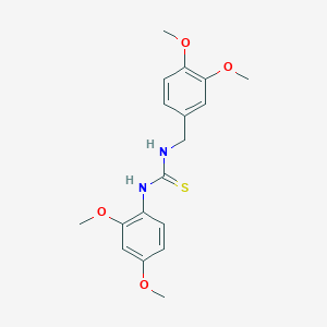 N-(3,4-dimethoxybenzyl)-N'-(2,4-dimethoxyphenyl)thiourea