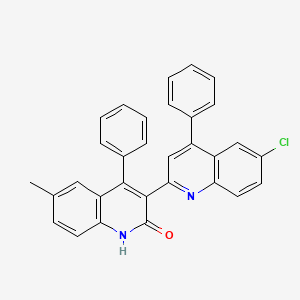 6-chloro-6'-methyl-4,4'-diphenyl-2,3'-biquinolin-2'(1'H)-one