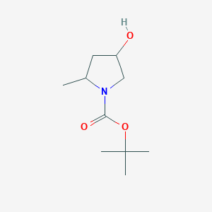 molecular formula C10H19NO3 B048134 (2R,4R)-N-Boc-4-羟基-2-甲基吡咯烷 CAS No. 114676-93-6