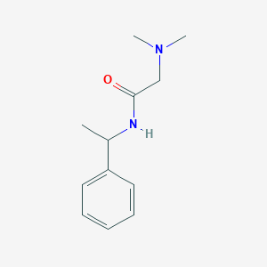 molecular formula C12H18N2O B4813407 2-(DIMETHYLAMINO)-N-(1-PHENYLETHYL)ACETAMIDE 