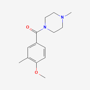 (4-Methoxy-3-methylphenyl)(4-methylpiperazin-1-yl)methanone