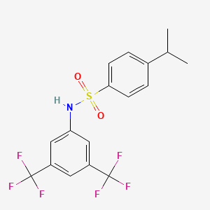 N-[3,5-bis(trifluoromethyl)phenyl]-4-isopropylbenzenesulfonamide