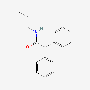 molecular formula C17H19NO B4813587 2,2-diphenyl-N-propylacetamide 