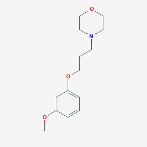 4-[3-(3-methoxyphenoxy)propyl]morpholine