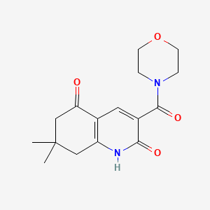 7,7-dimethyl-3-(morpholin-4-ylcarbonyl)-7,8-dihydroquinoline-2,5(1H,6H)-dione