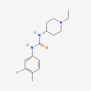 N-(1-ETHYL-4-PIPERIDYL)-N'-(3-FLUORO-4-METHYLPHENYL)UREA