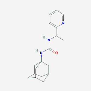 1-[1-(Pyridin-2-yl)ethyl]-3-tricyclo[3.3.1.1~3,7~]dec-1-ylurea