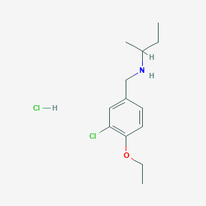 N-(3-chloro-4-ethoxybenzyl)butan-2-amine hydrochloride