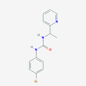 N-(4-BROMOPHENYL)-N'-[1-(2-PYRIDYL)ETHYL]UREA