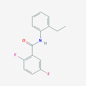 molecular formula C15H13F2NO B4813780 N-(2-ethylphenyl)-2,5-difluorobenzamide 