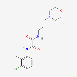 N-(3-chloro-2-methylphenyl)-N'-[3-(4-morpholinyl)propyl]ethanediamide