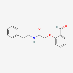 2-(2-formylphenoxy)-N-(2-phenylethyl)acetamide