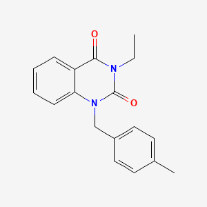 3-ethyl-1-(4-methylbenzyl)quinazoline-2,4(1H,3H)-dione