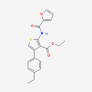 ethyl 4-(4-ethylphenyl)-2-(2-furoylamino)-3-thiophenecarboxylate