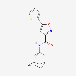 N~3~-(1-ADAMANTYL)-5-(2-THIENYL)-3-ISOXAZOLECARBOXAMIDE