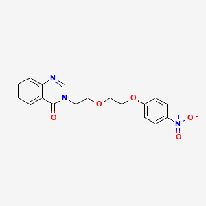 3-{2-[2-(4-nitrophenoxy)ethoxy]ethyl}-4(3H)-quinazolinone